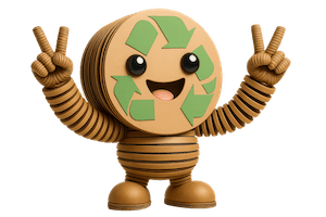 Caricamento ReWave cartone riciclato mascotte